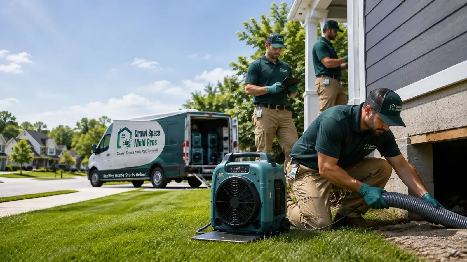 Crawl Space Mold Removal in Payson, IL